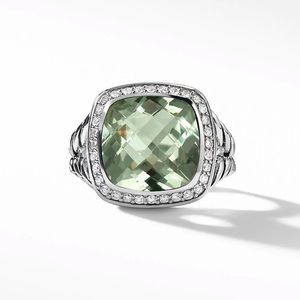 David Yurman Albion Ring: Prasiolite & Diamonds
